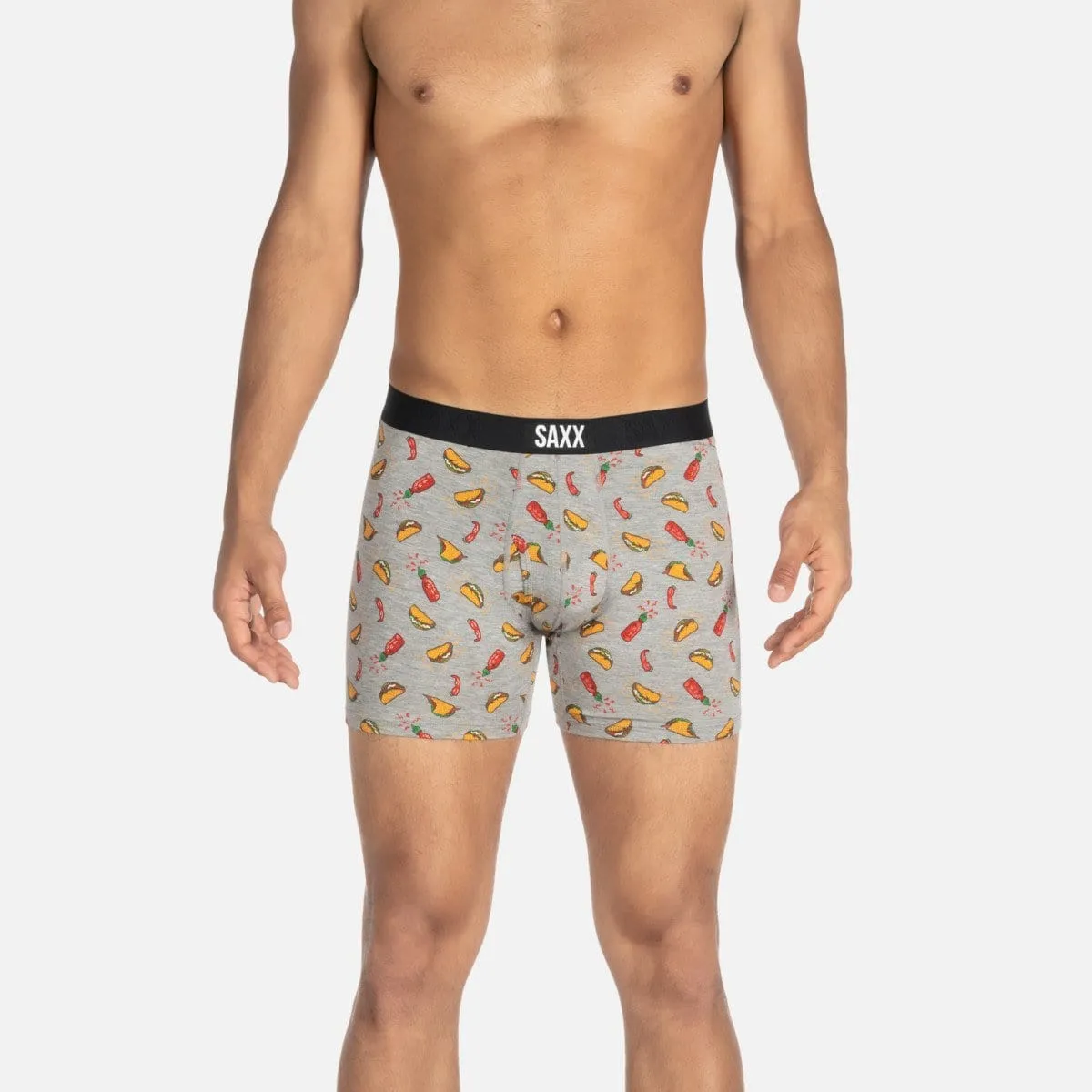 Saxx Ultra Boxers - Grey Hot Taco