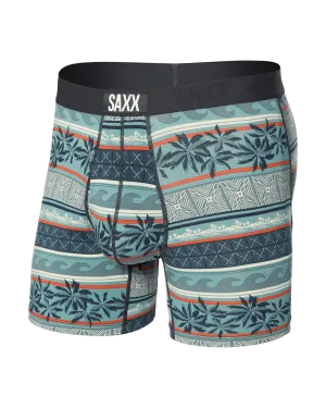 Saxx Ultra Super Soft Underwear - Beach Shack Stripe-Teal