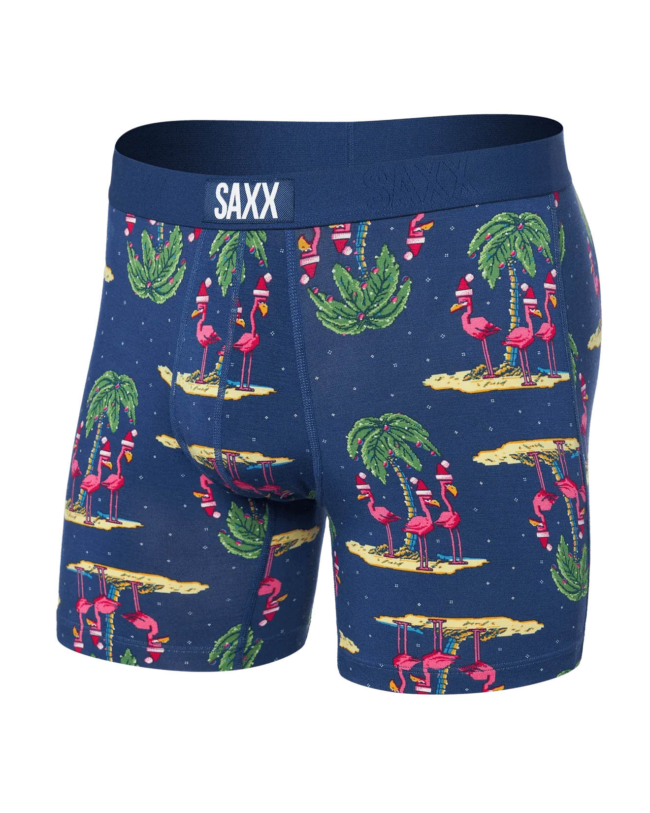 Saxx Vibe Super Soft Underwear - Holidays In Paradise-Blue