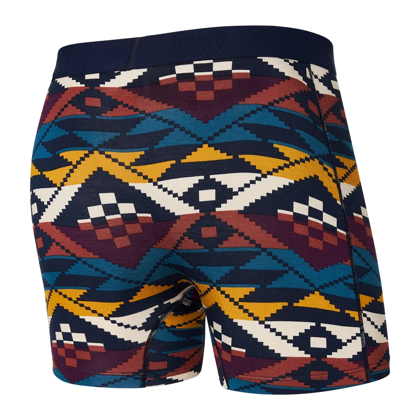 Saxx Vibe Underwear - Asher Geo- Ocean Multi