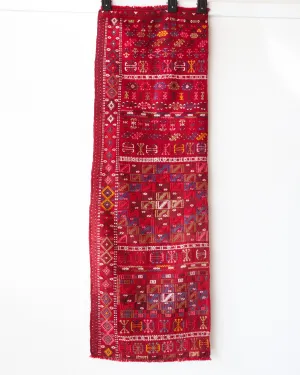 Semi-antique Sivas Cicim Kilim Runner  1'11"x6'