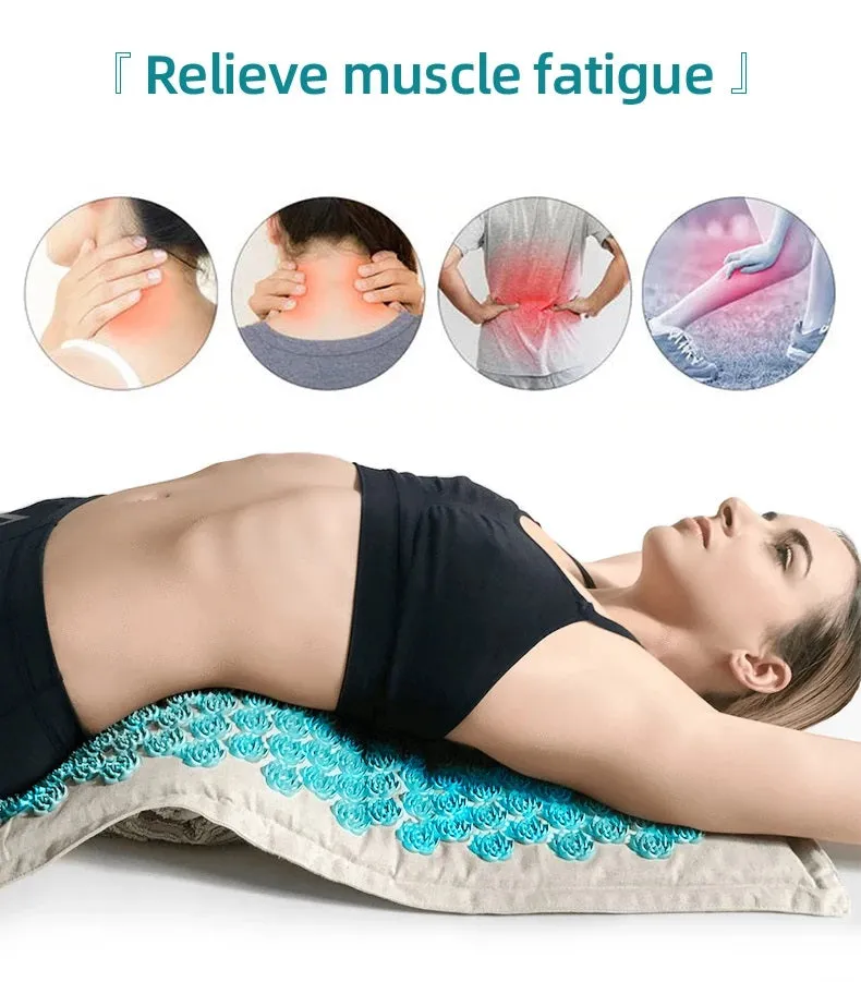 SG | Acupressure Mat, Bag and Pillow Set | Green