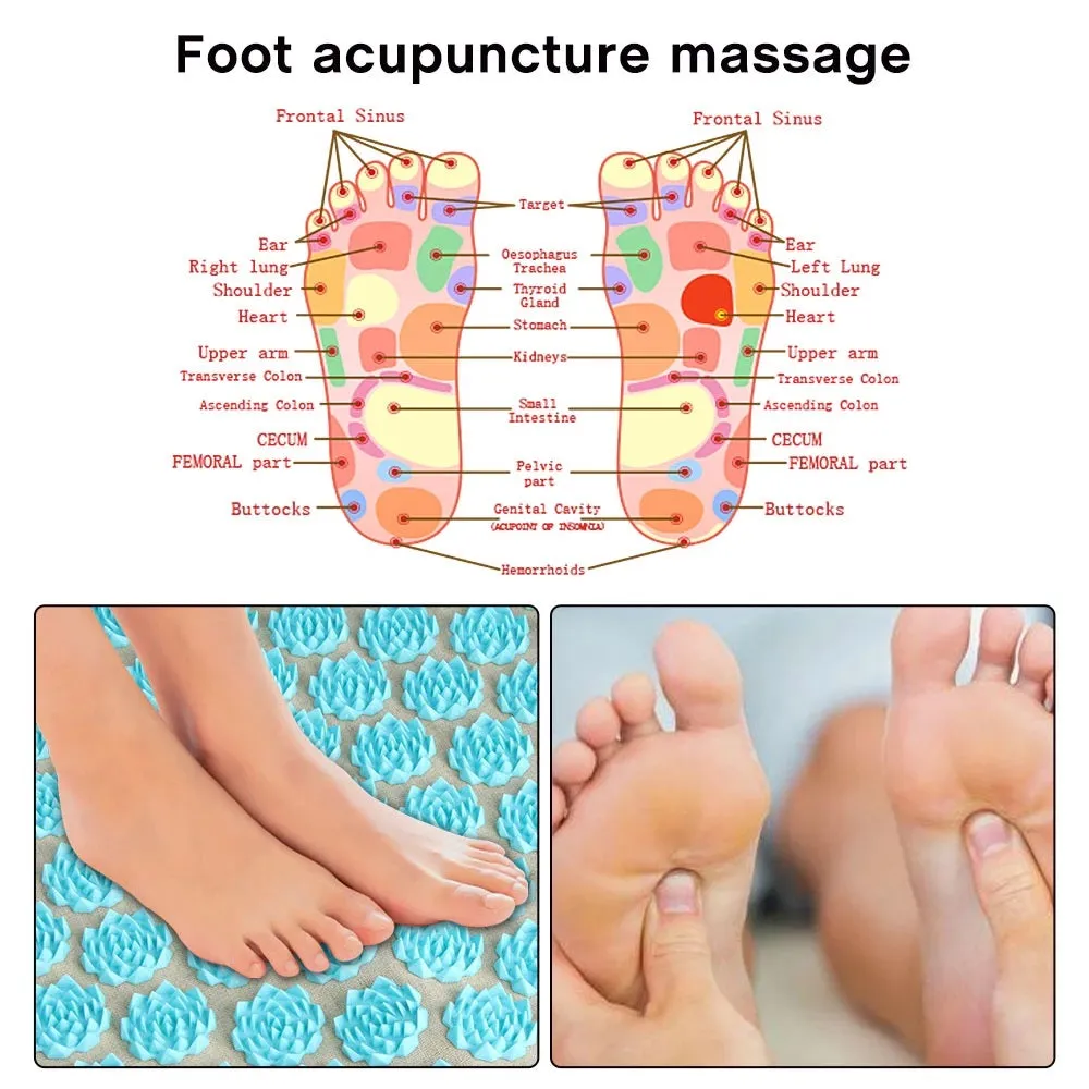 SG | Acupressure Mat, Bag and Pillow Set | Green