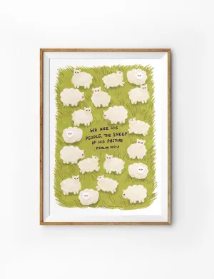 Sheep of His Pasture {Poster}