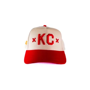 Signature KC Snapback - Red/Cream