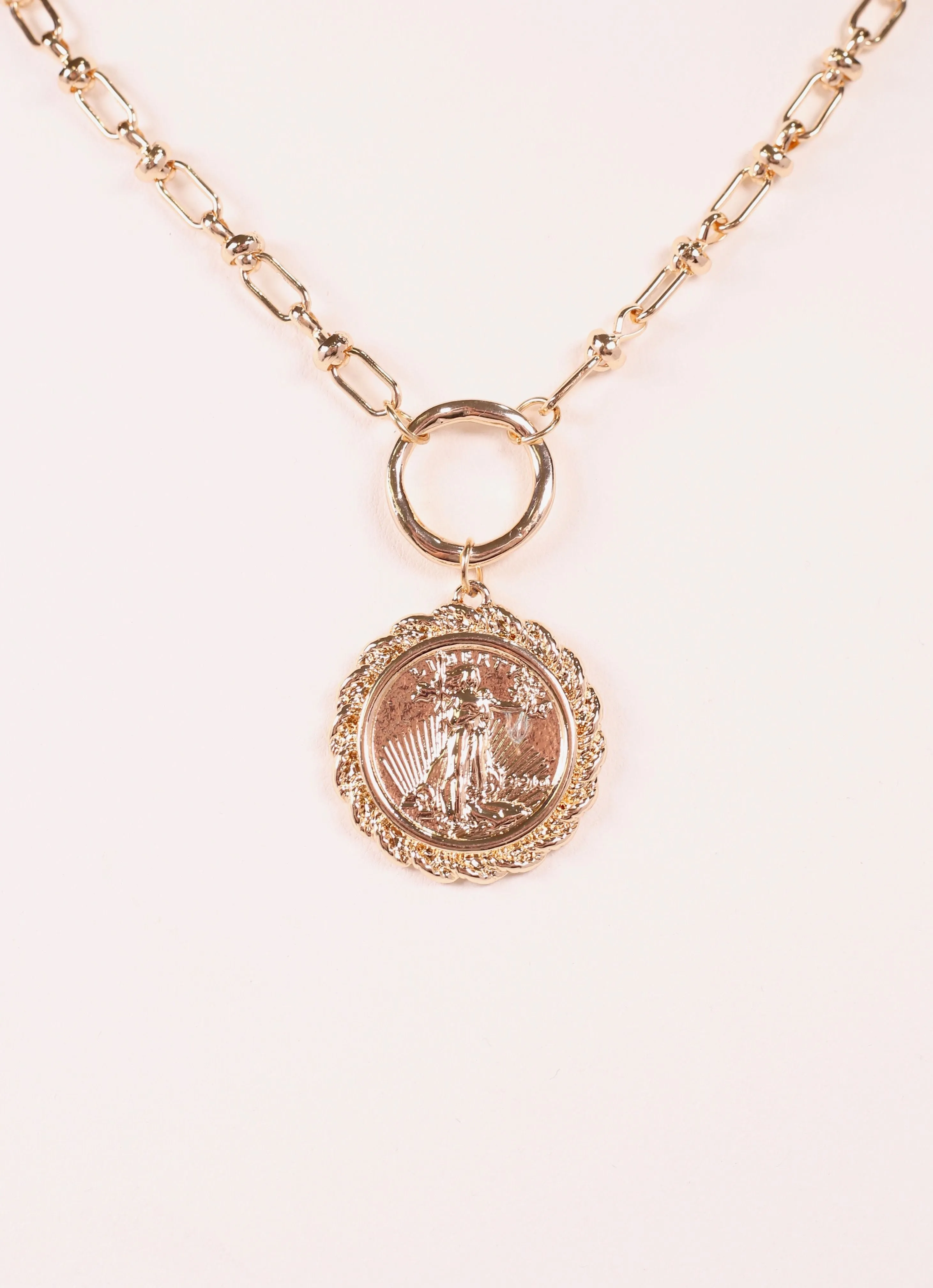 Simmons Pendant Necklace GOLD