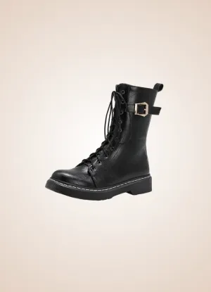 Single Buckle Steampunk Boots