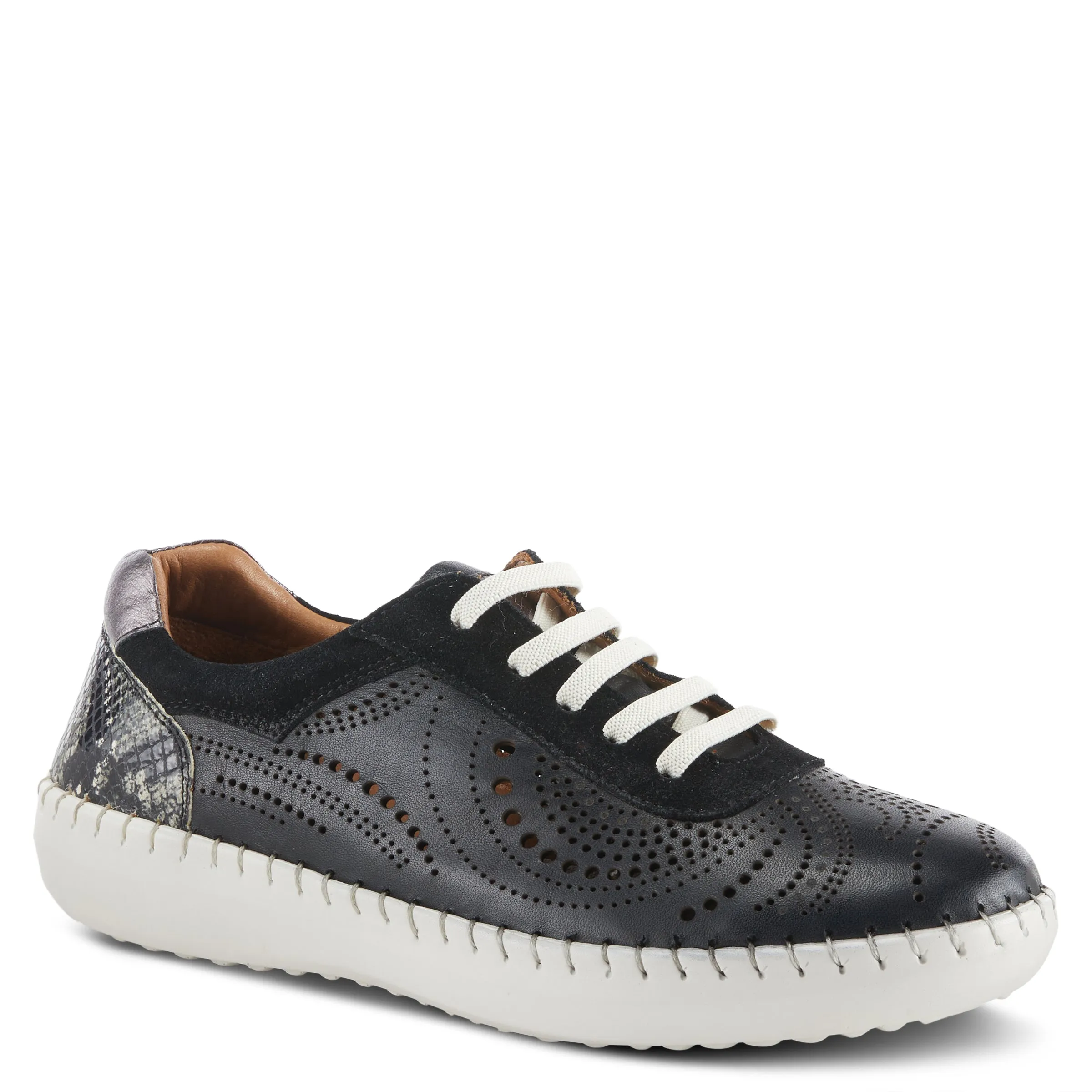 Spring Step Shoes Jumilla Women’s Leather Sneaker 1" Heel