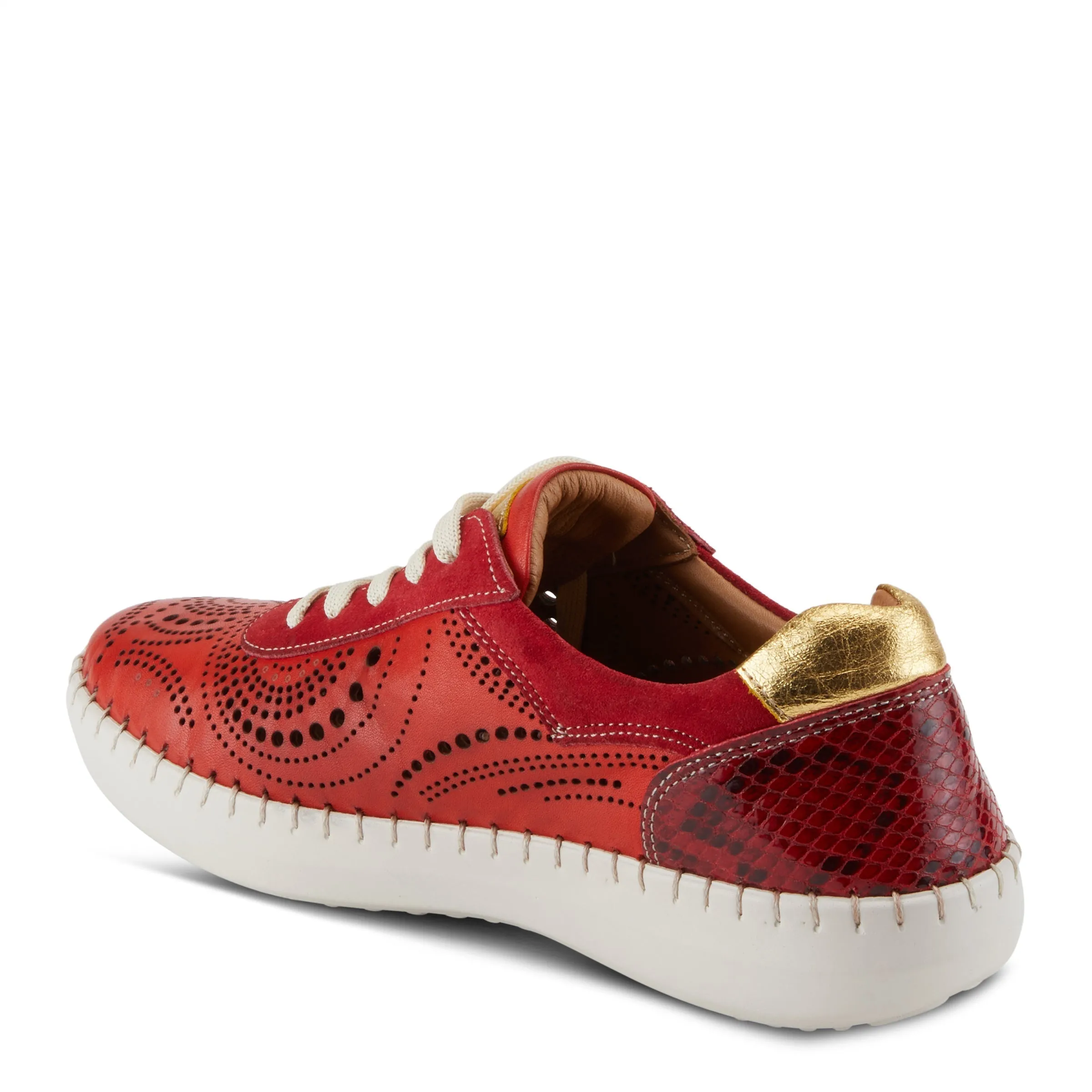 Spring Step Shoes Jumilla Women’s Leather Sneaker 1" Heel