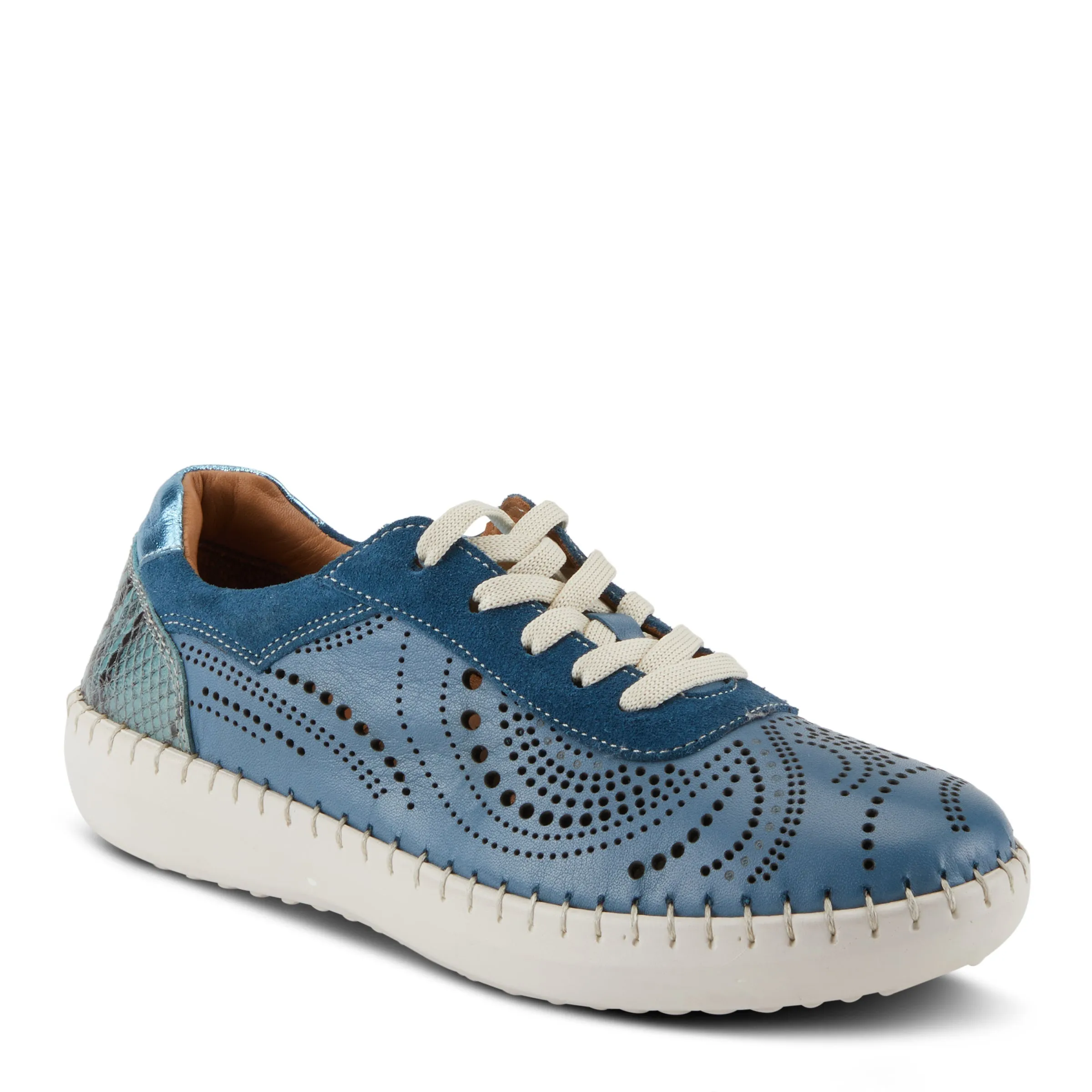 Spring Step Shoes Jumilla Women’s Leather Sneaker 1" Heel