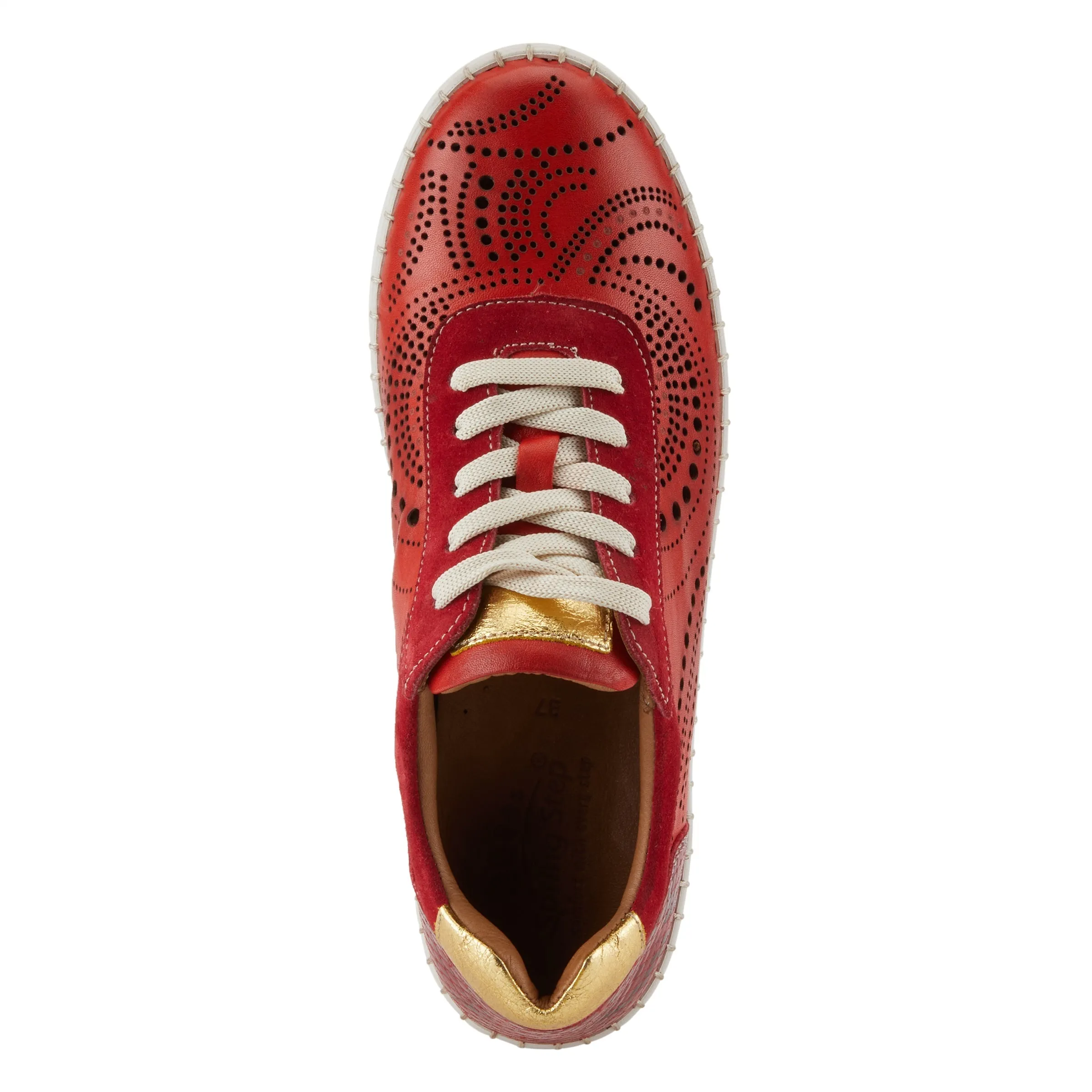 Spring Step Shoes Jumilla Women’s Leather Sneaker 1" Heel