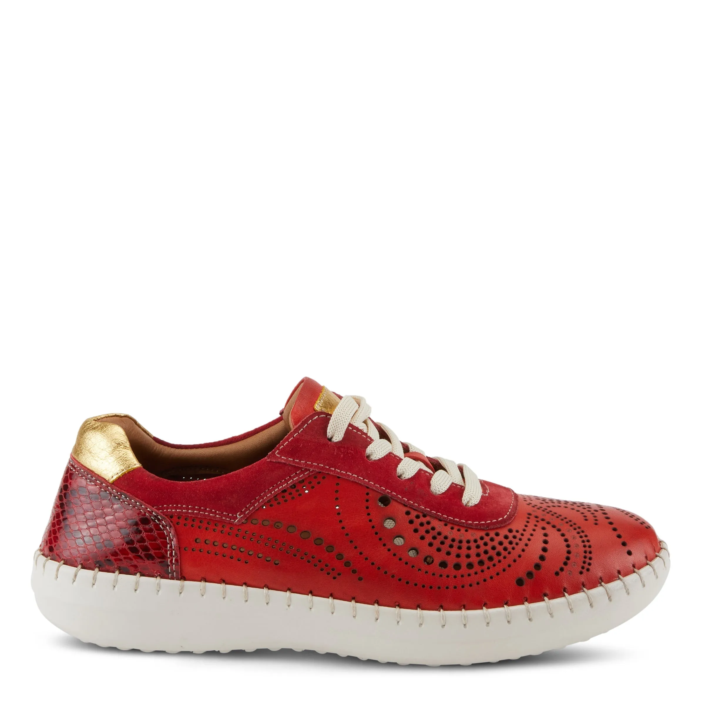 Spring Step Shoes Jumilla Women’s Leather Sneaker 1" Heel