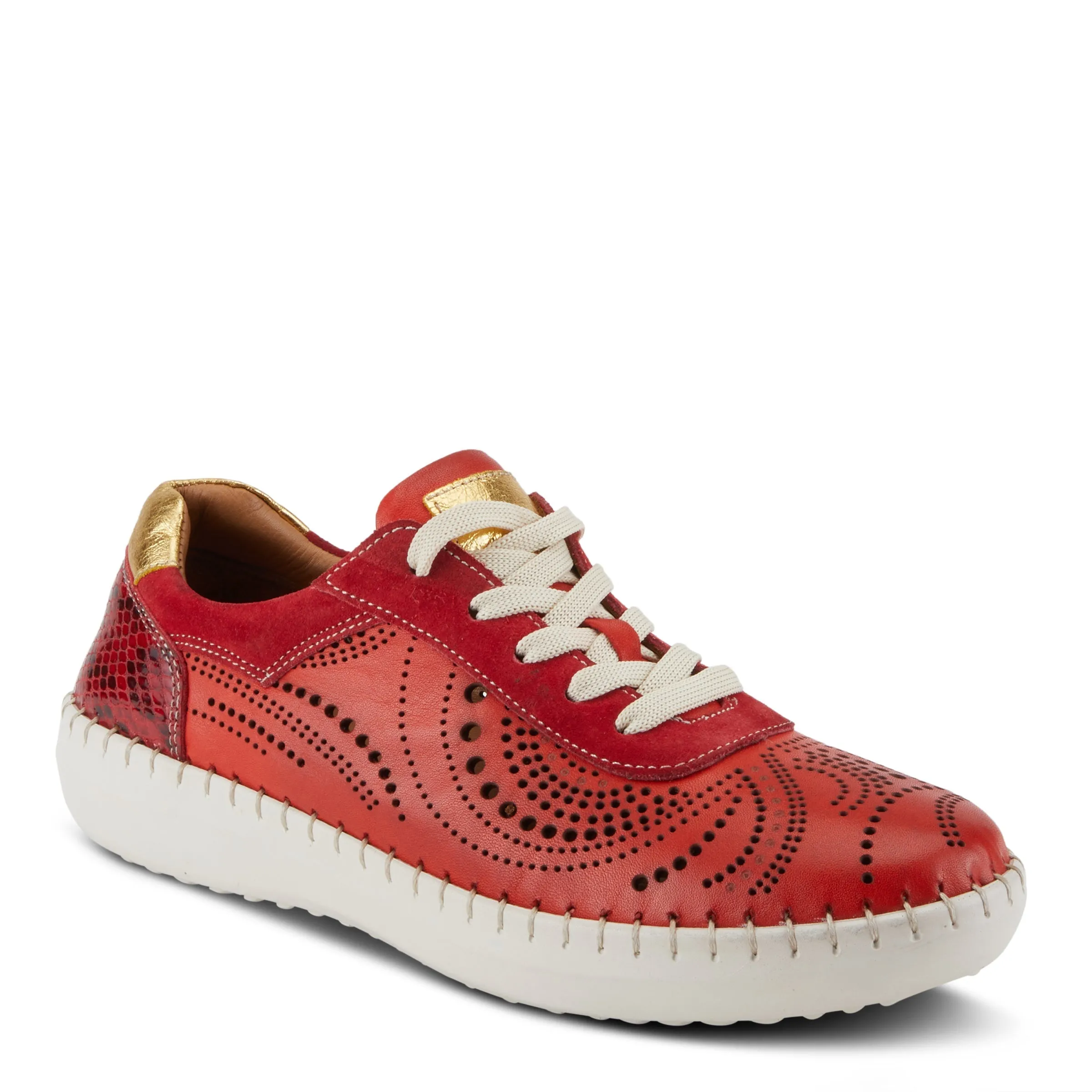 Spring Step Shoes Jumilla Women’s Leather Sneaker 1" Heel
