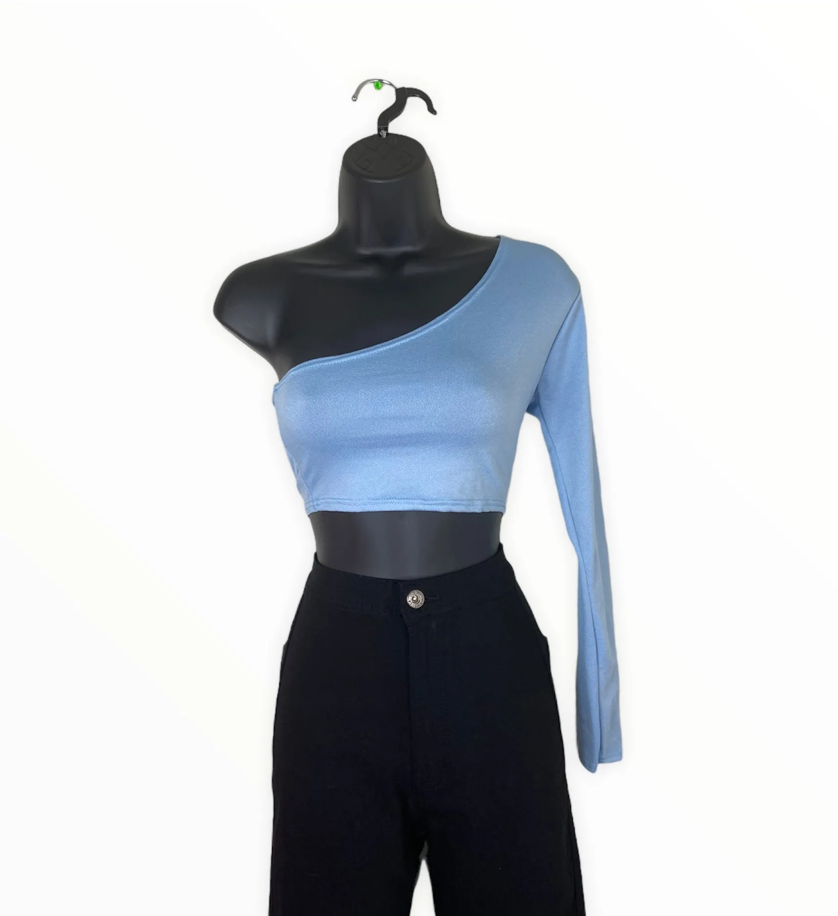 Talon One-shoulder Crop Top