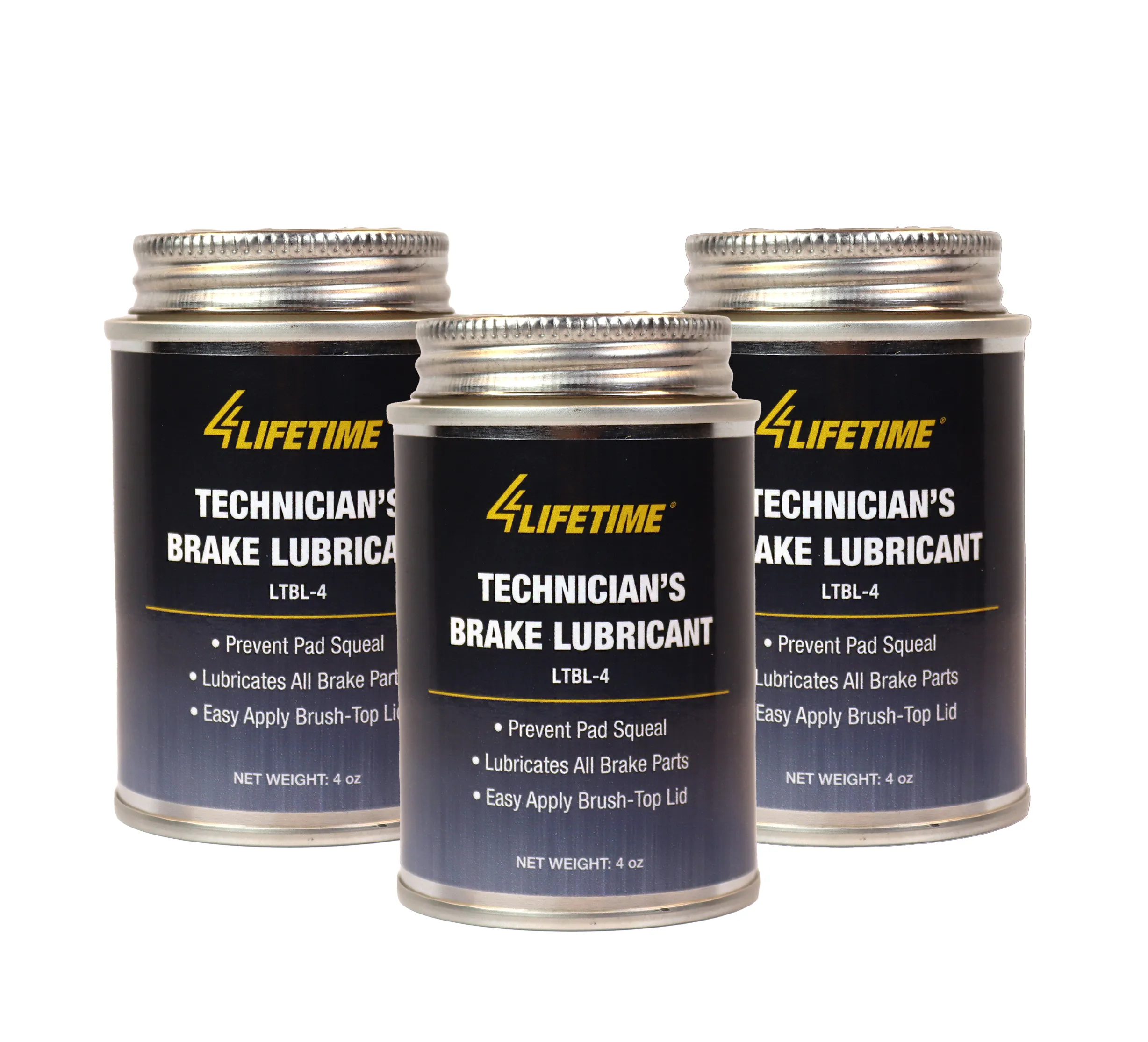 Technician's Brake Lubricant - 4oz Brush Top - 3 Pack