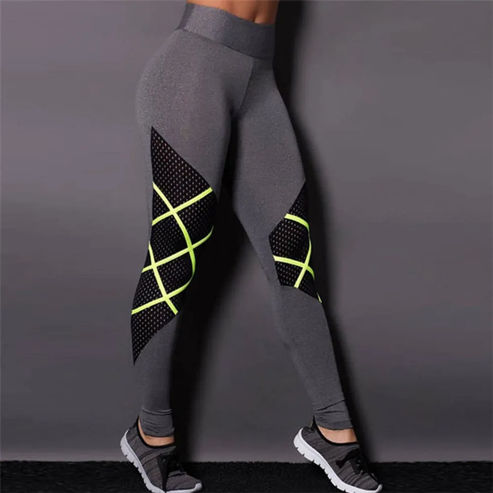 Thrill High-Rise Mesh Panel Workout Leggings