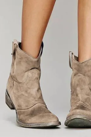 Trudy - Vintage Ankle Boots