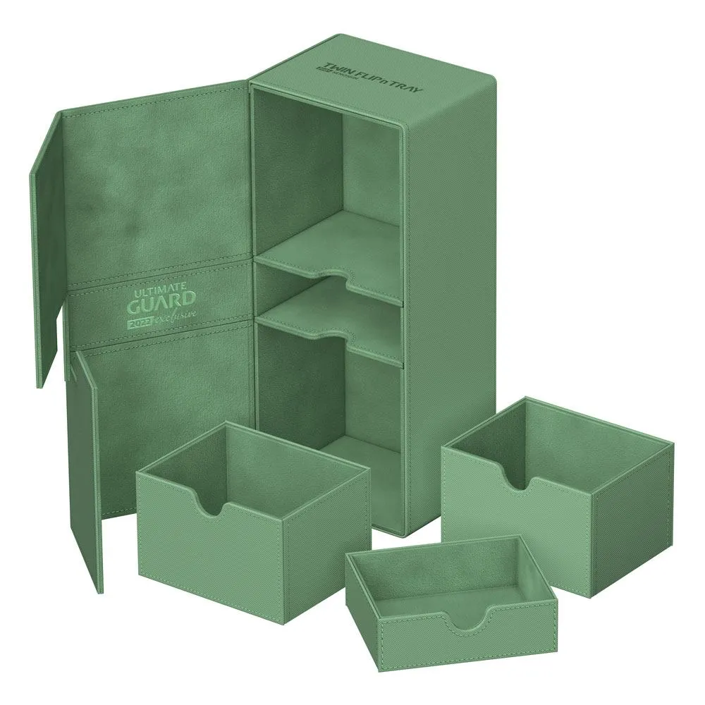 Ultimate Guard Twin Flip`n`Tray 266  Xenoskin 2022 Exclusive Pastel Green