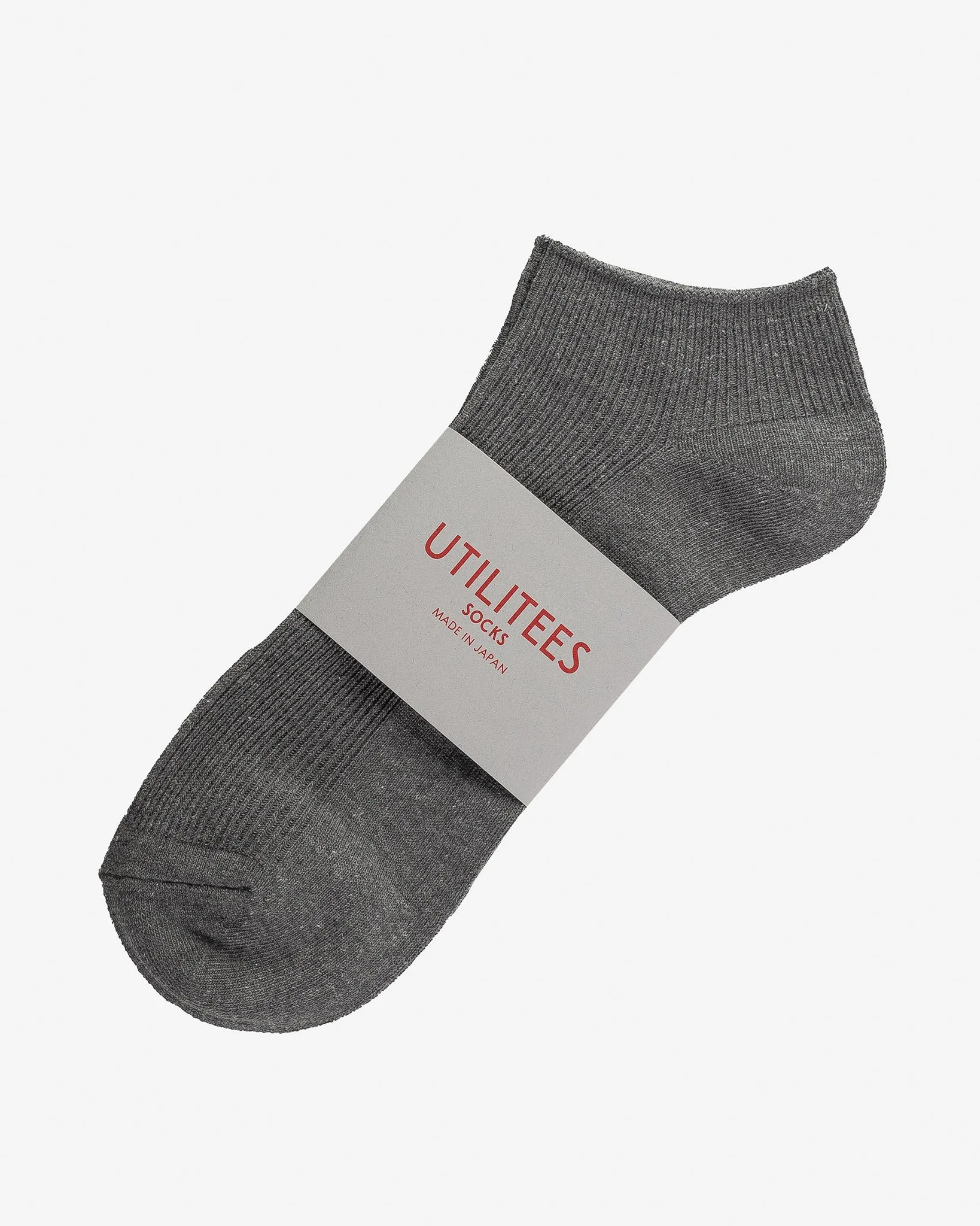 UTILITEES Mixed Cotton Sneaker Socks - Grey
