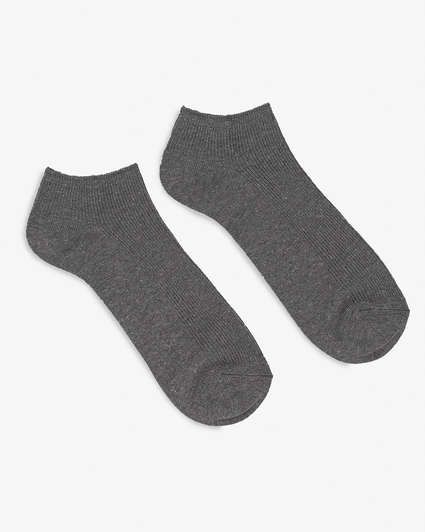 UTILITEES Mixed Cotton Sneaker Socks - Grey