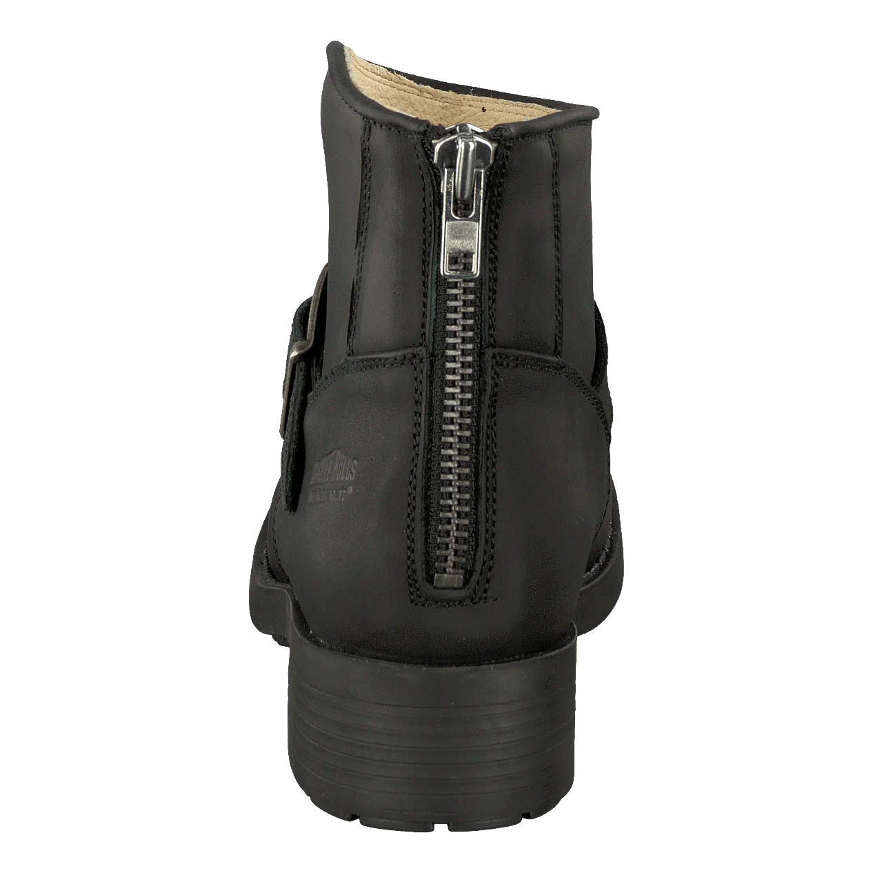 Very Low Boot Zip Back Black/Silver