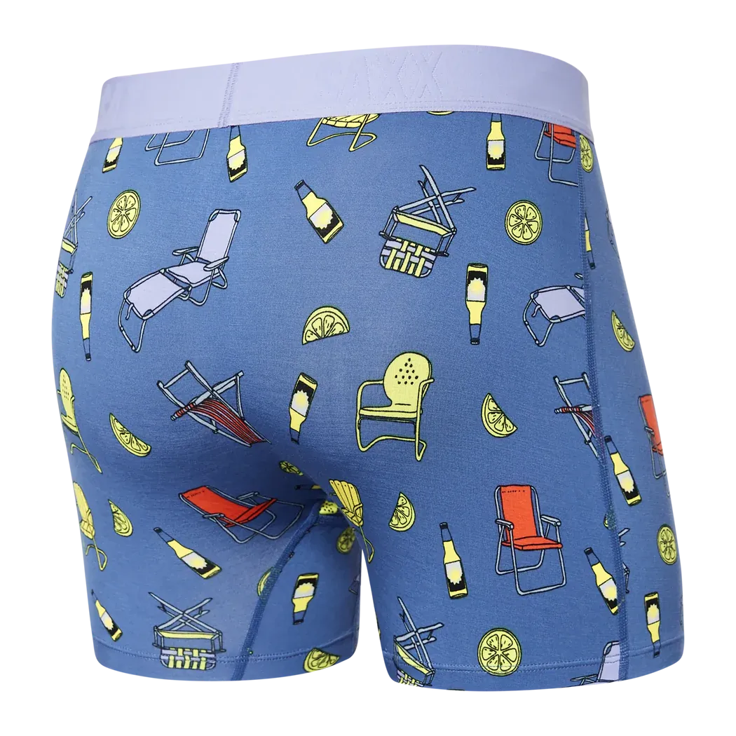 Vibe Boxer Brief - Lawnchairs & Limes/Blue