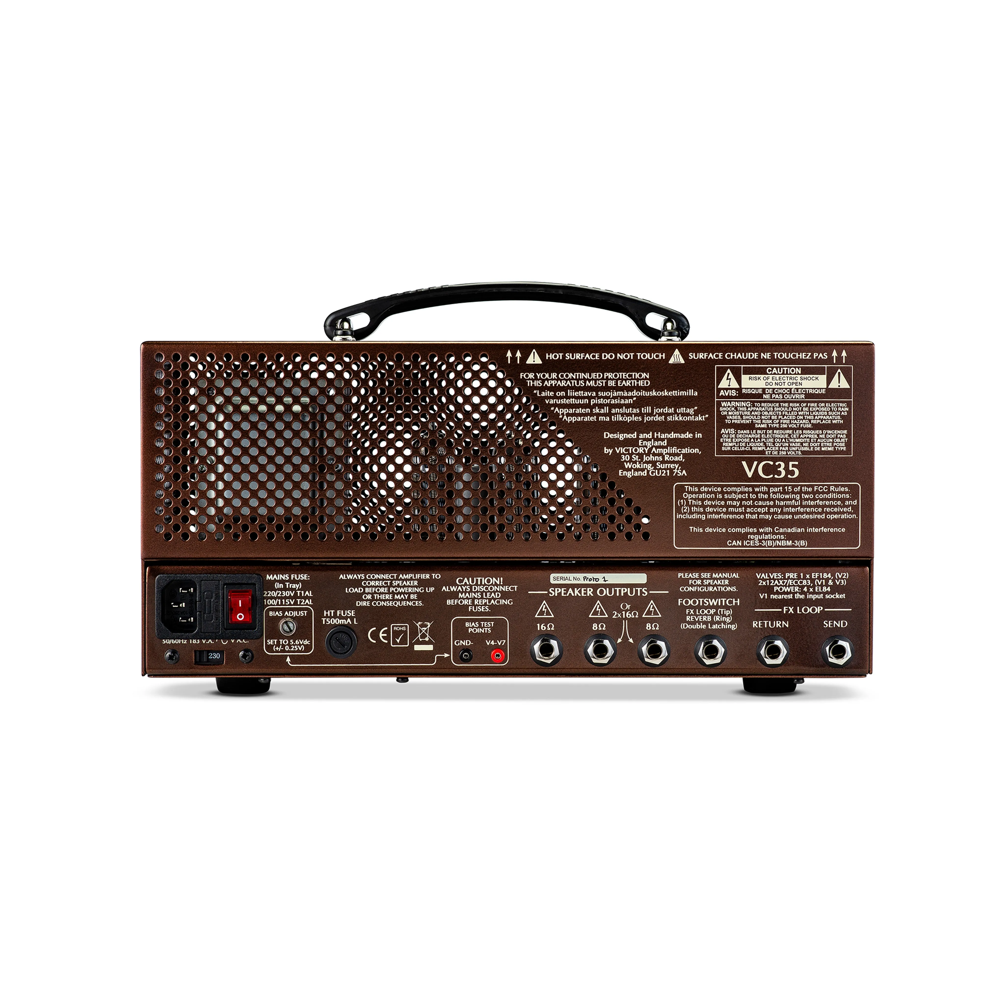 Victory VC35 The Copper Guitar Amplifier Head