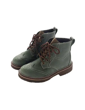 Water-proof Brogue Style Lace-up Oxford Boots for Women 35-44
