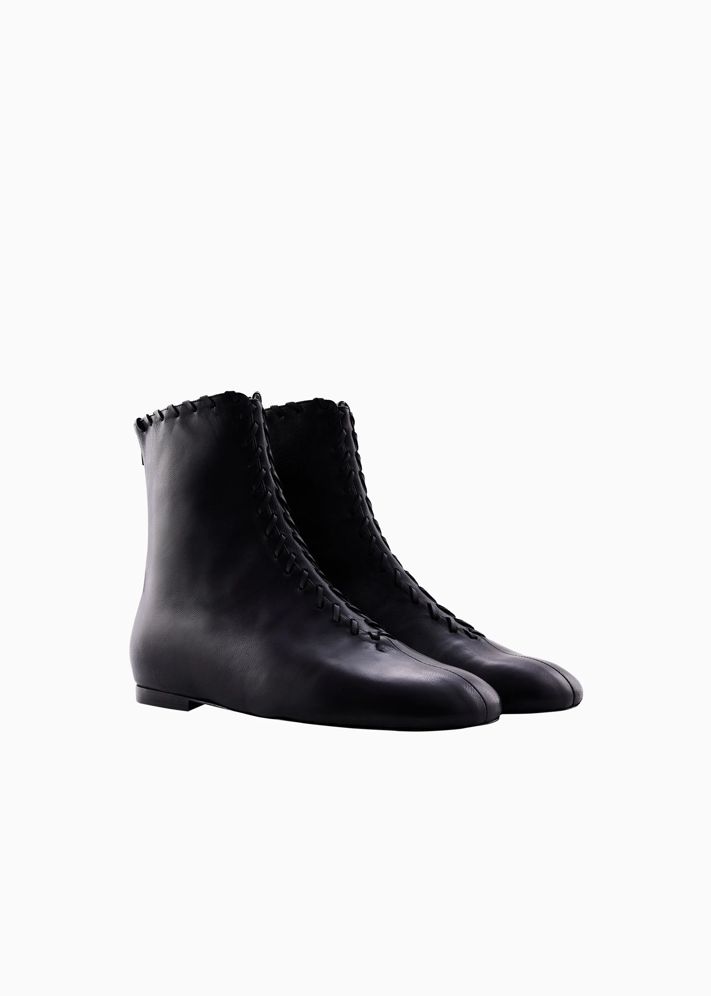 Whipstitch Flat Boot