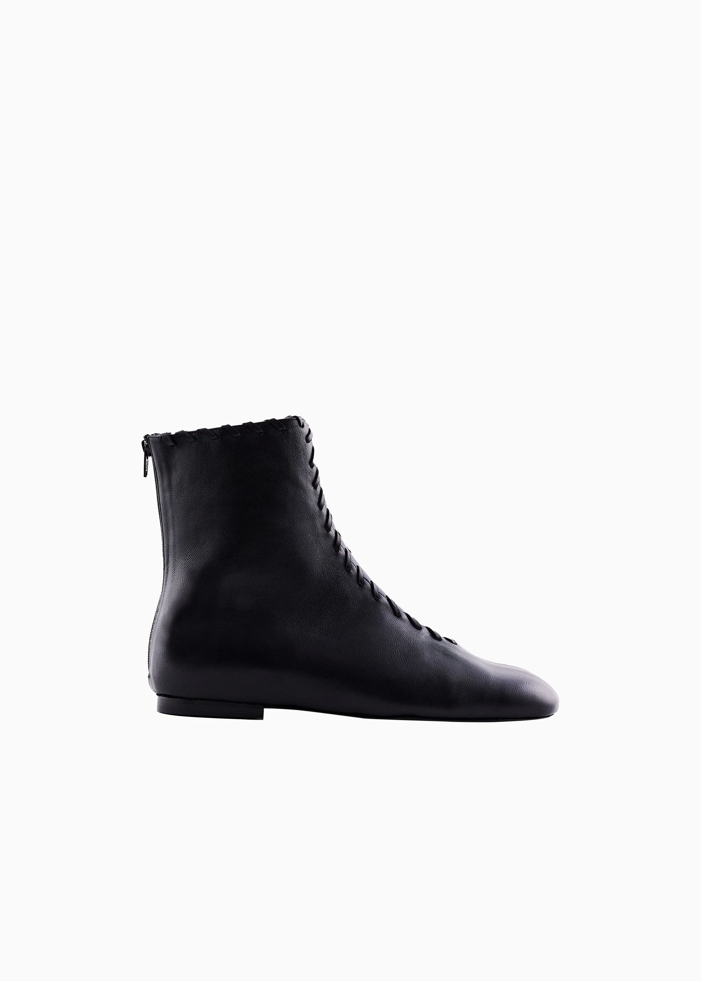 Whipstitch Flat Boot