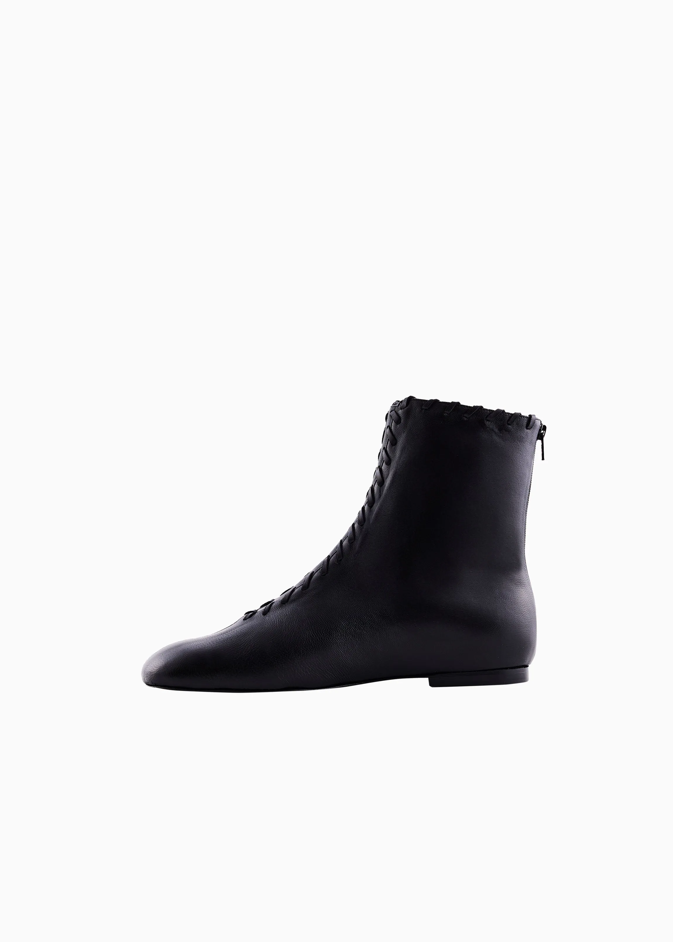 Whipstitch Flat Boot