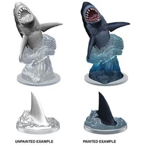 WizKids Deep Cuts Unpainted Miniatures: Shark
