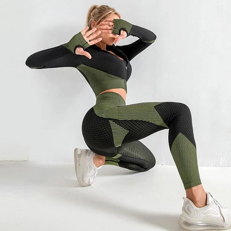 Women Gym Clothing Leggings  Fitness Gym Set Womens