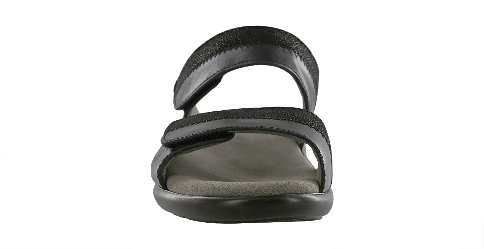 Women's Nudu Slide Leather Sandal in Midnight