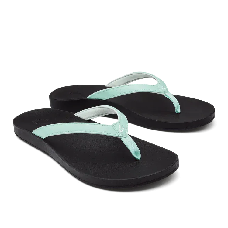 WOMEN'S OLUKAI PUAWE | SEA GLASS / BLACK