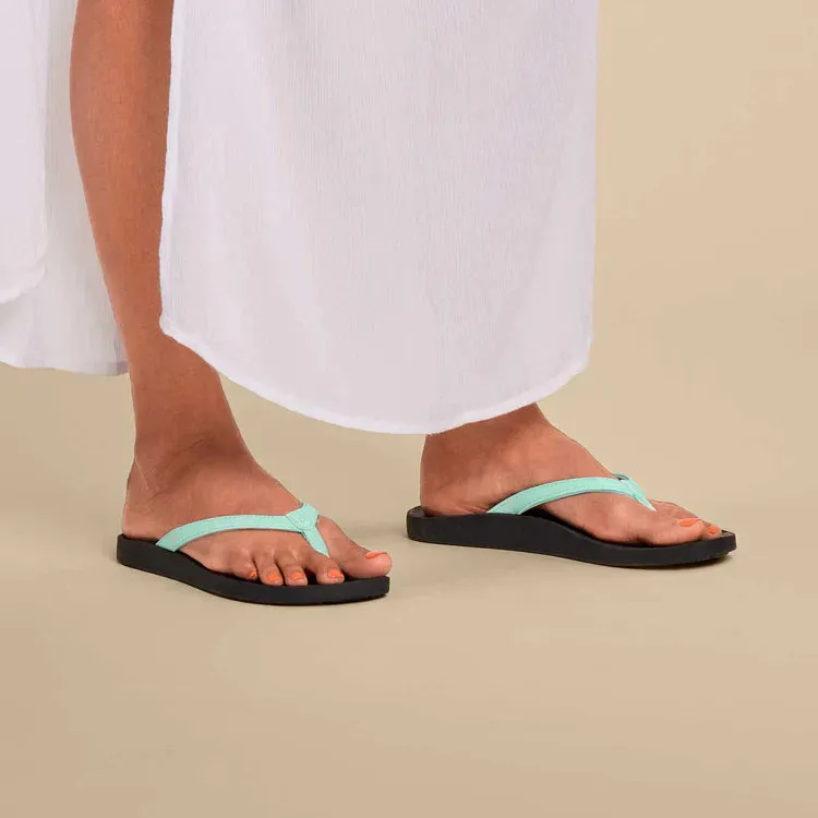WOMEN'S OLUKAI PUAWE | SEA GLASS / BLACK