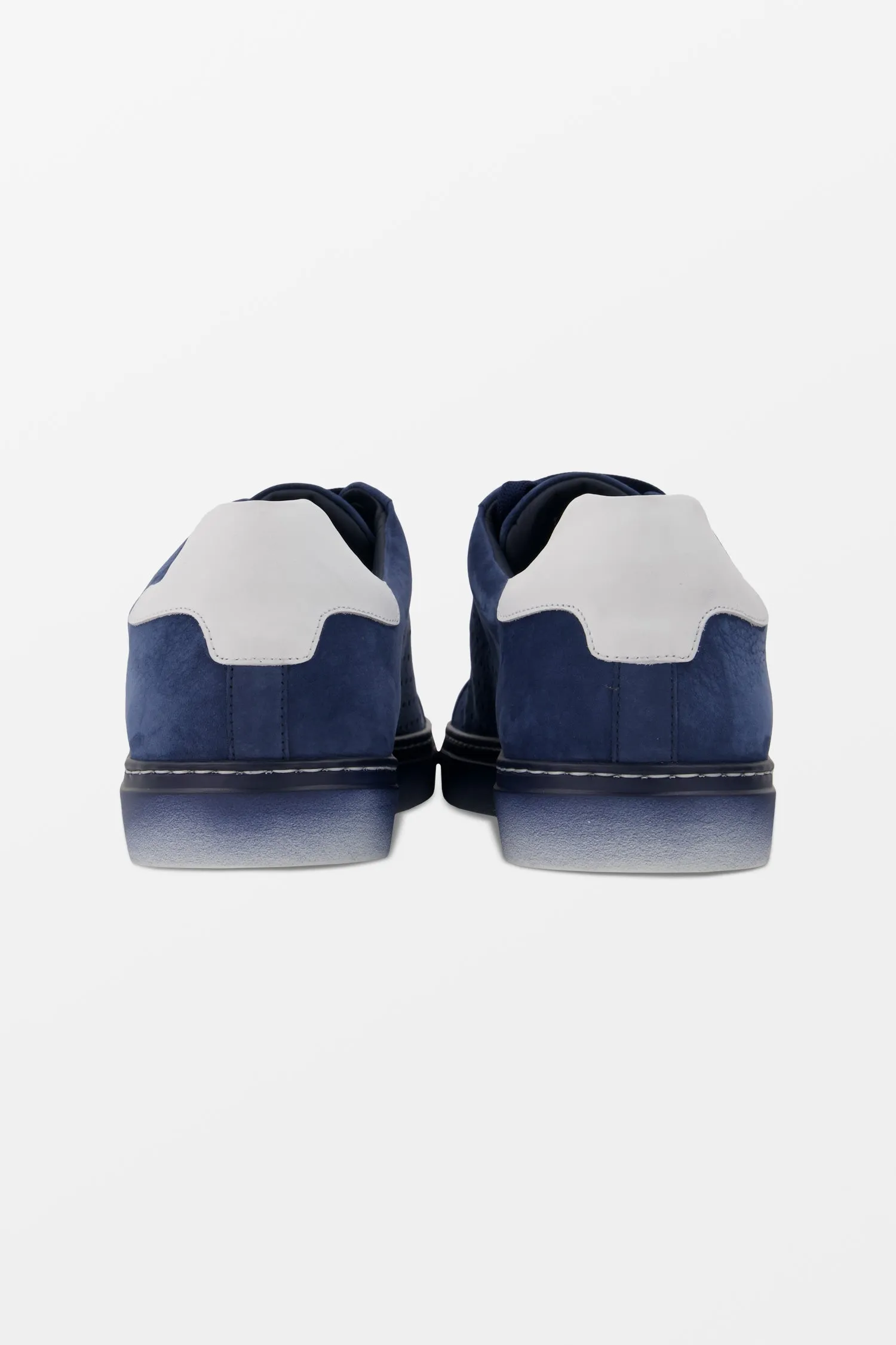 Zilli Blue Soft Nubuck Sneakers